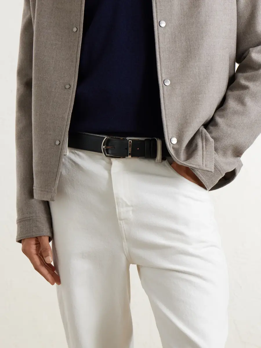 Serapian 2.5 cm Leather Belt - Men | Thumbnail 3 Serapian 2.5 cm Leather Belt - Men | Thumbnail 3