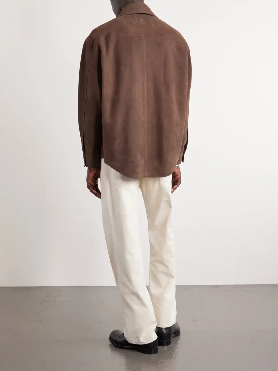 AMI PARIS Suede Jacket - Men | Thumbnail 4