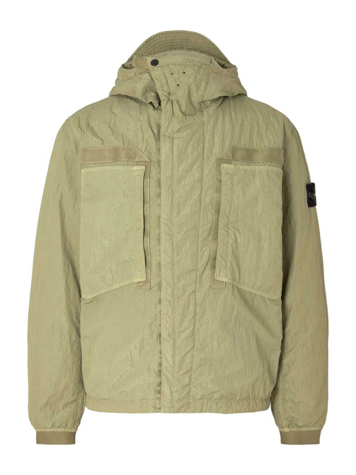 Garment-Dyed Padded Crinkled Warp Rib Nylon-TC Hooded Jacket - Men Garment-Dyed Padded Crinkled Warp Rib Nylon-TC Hooded Jacket - Men