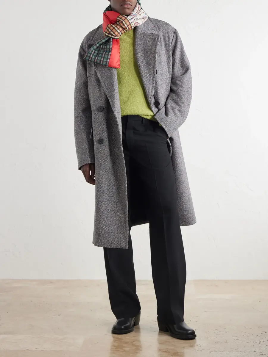 Dries Van Noten Fidelke Patchwork Woven Scarf - Men | Thumbnail 2 Dries Van Noten Fidelke Patchwork Woven Scarf - Men | Thumbnail 2