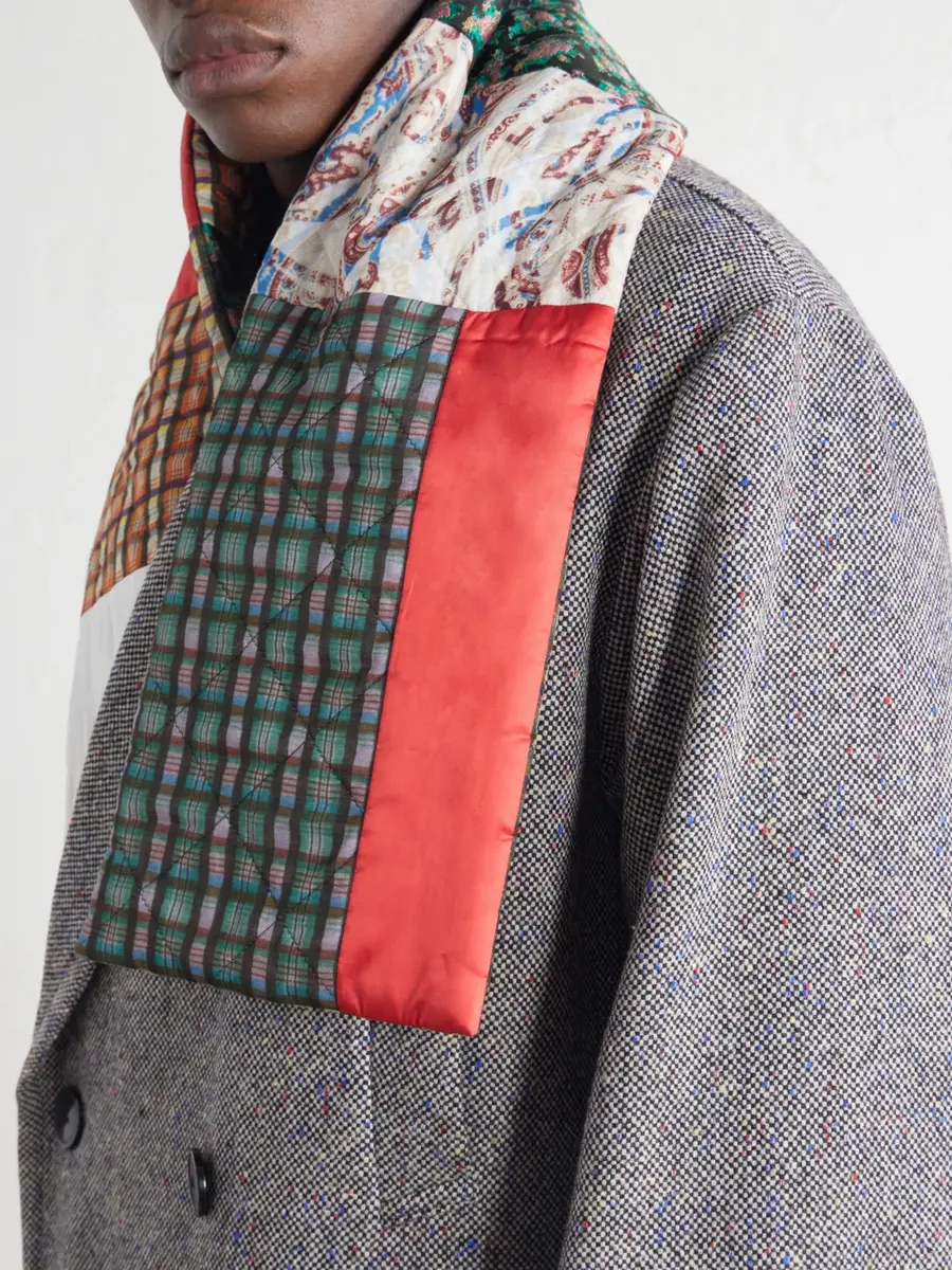 Dries Van Noten Fidelke Patchwork Woven Scarf - Men | Thumbnail 3 Dries Van Noten Fidelke Patchwork Woven Scarf - Men | Thumbnail 3