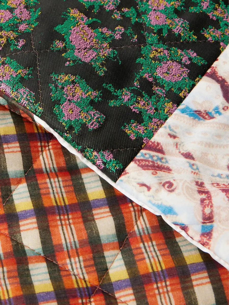 Dries Van Noten Fidelke Patchwork Woven Scarf - Men | Thumbnail 4 Dries Van Noten Fidelke Patchwork Woven Scarf - Men | Thumbnail 4