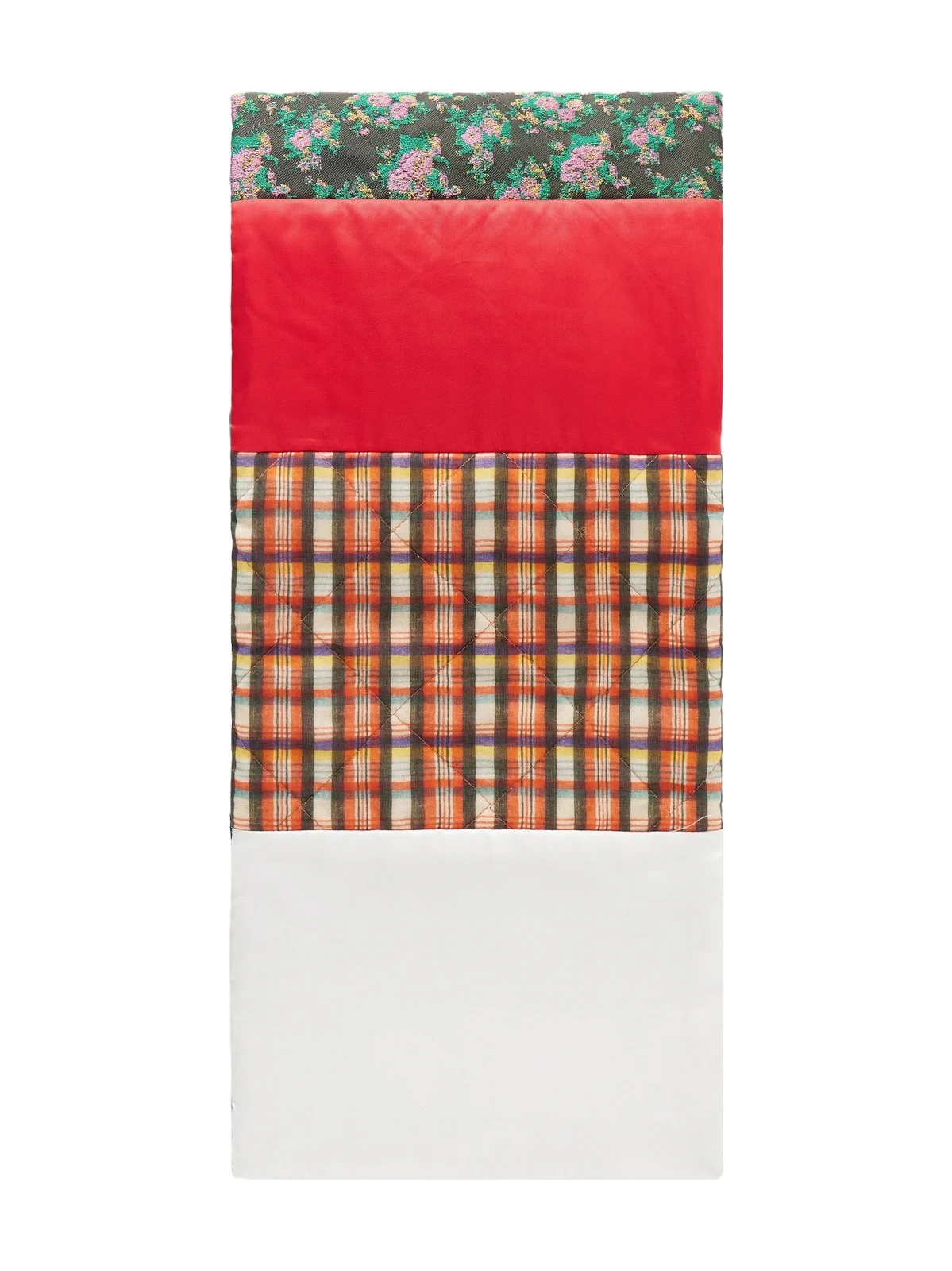 Fidelke Patchwork Woven Scarf - Men Fidelke Patchwork Woven Scarf - Men