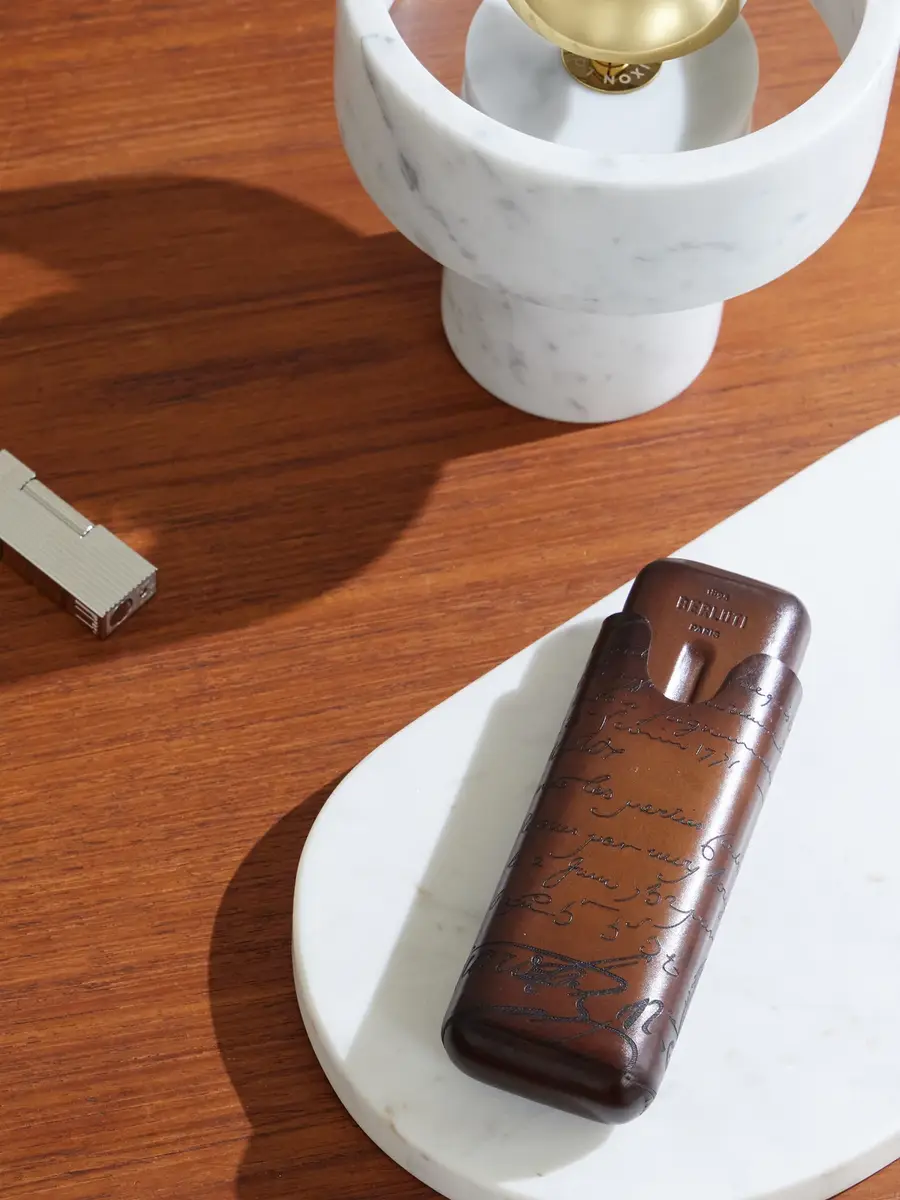 Berluti Venezia Leather Cigar Case - Men | Thumbnail 2 Berluti Venezia Leather Cigar Case - Men | Thumbnail 2