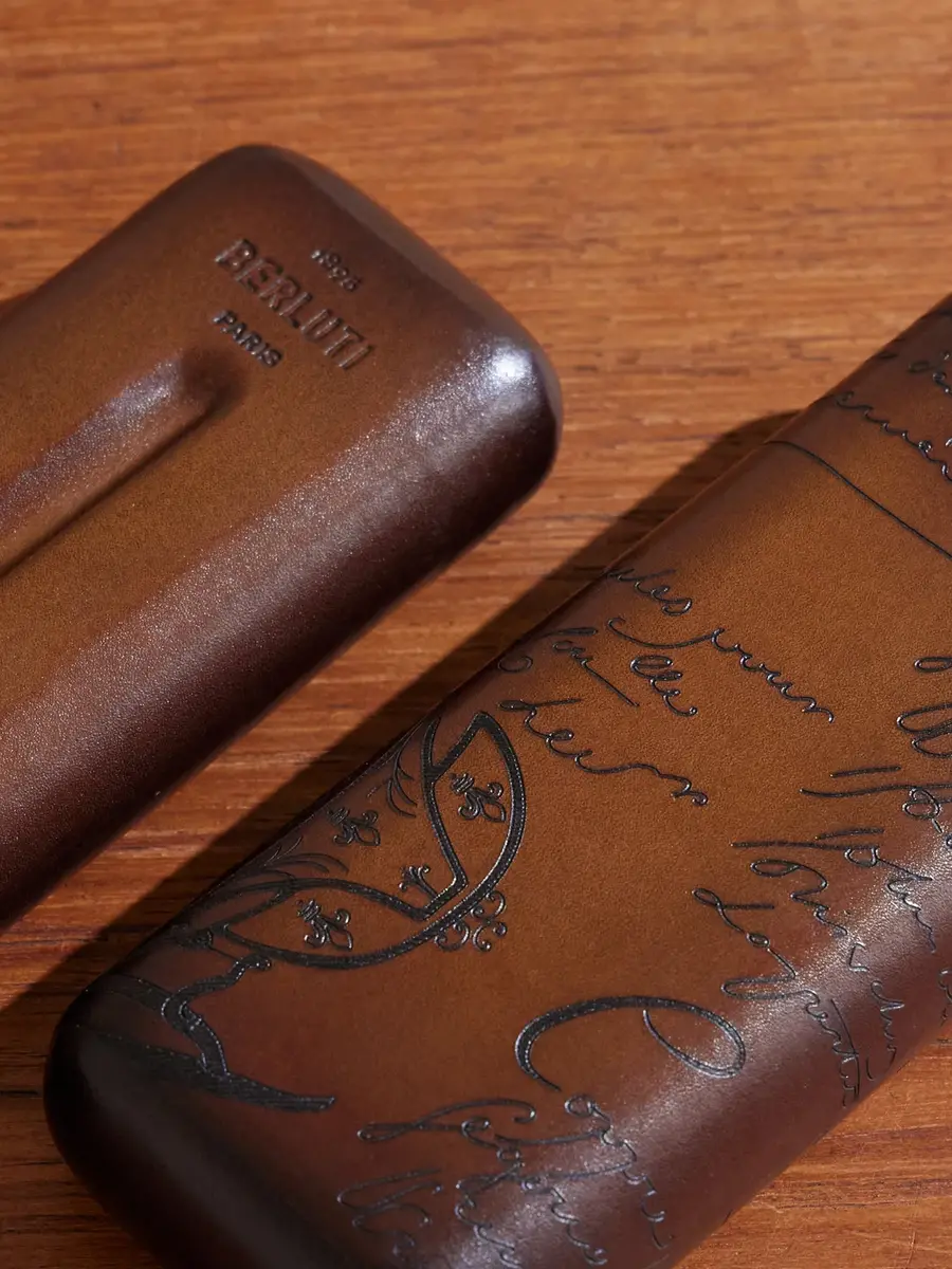 Berluti Venezia Leather Cigar Case - Men | Thumbnail 3 Berluti Venezia Leather Cigar Case - Men | Thumbnail 3