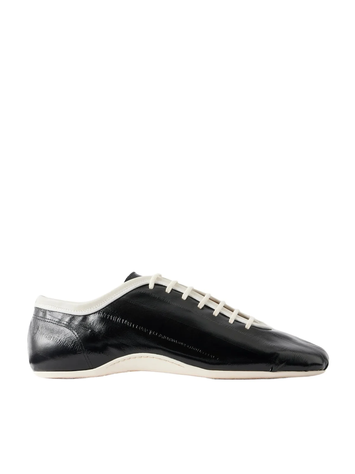 Dries Van Noten Glossed Leather Sneakers - Men