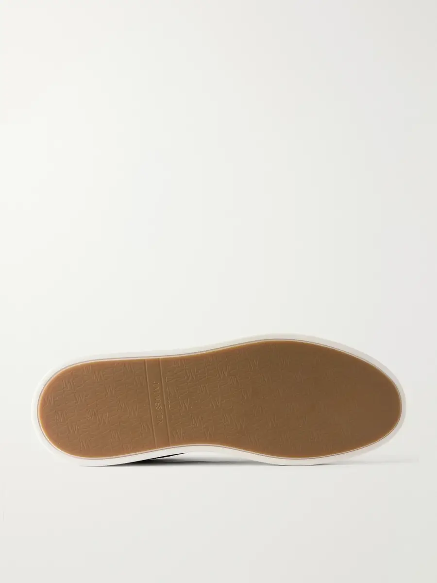 J.M. Weston On Time Leather-Trimmed Suede Sneakers - Men | Thumbnail 3 J.M. Weston On Time Leather-Trimmed Suede Sneakers - Men | Thumbnail 3