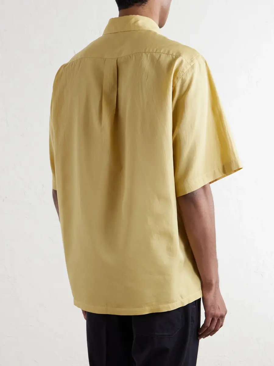 Kaptain Sunshine Cotton and Silk-Blend Shirt - Men | Thumbnail 4 Kaptain Sunshine Cotton and Silk-Blend Shirt - Men | Thumbnail 4