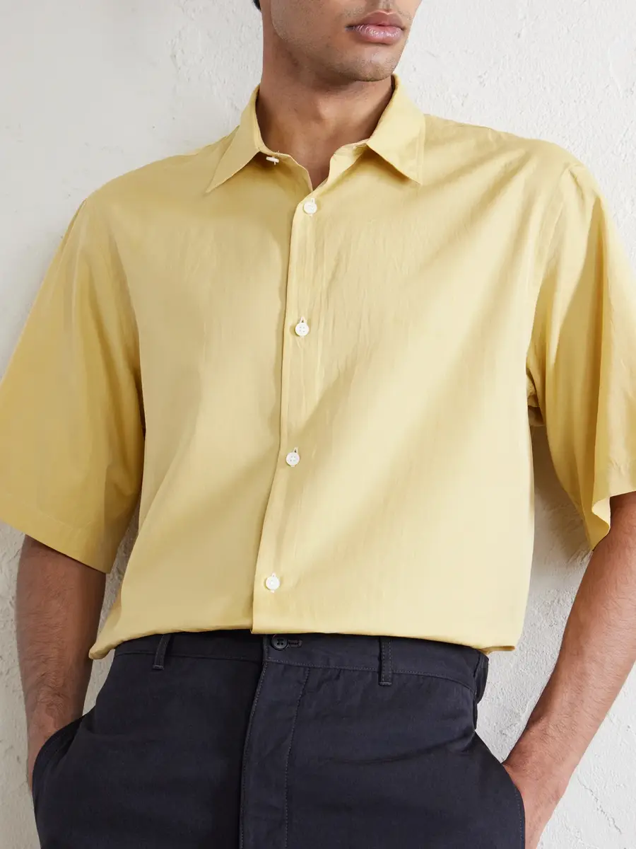 Kaptain Sunshine Cotton and Silk-Blend Shirt - Men | Thumbnail 5 Kaptain Sunshine Cotton and Silk-Blend Shirt - Men | Thumbnail 5