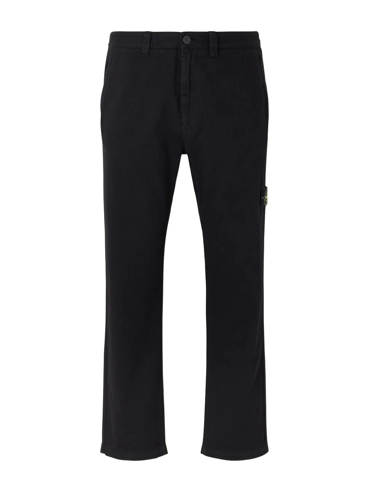 Stone Island Straight-Leg Herringbone Cotton Trousers - Men