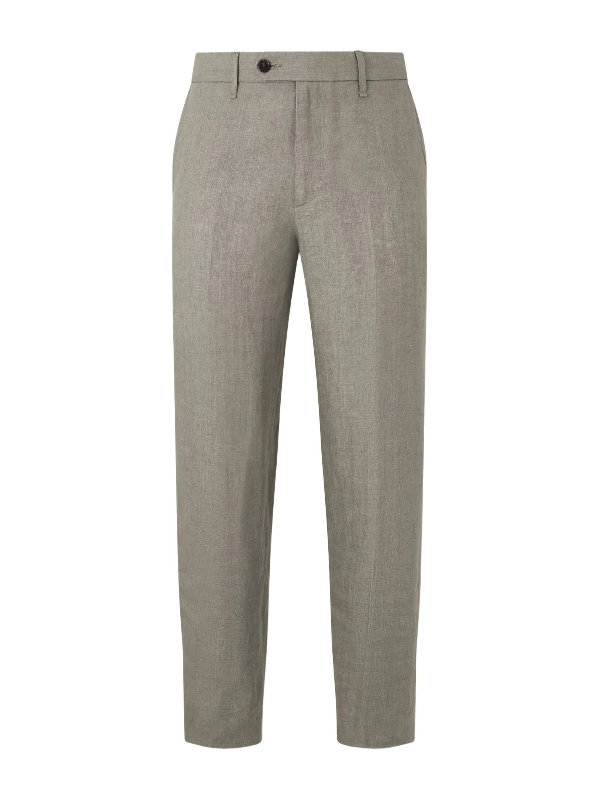 Evan Straight-Leg Pleated Linen Trousers - Men
