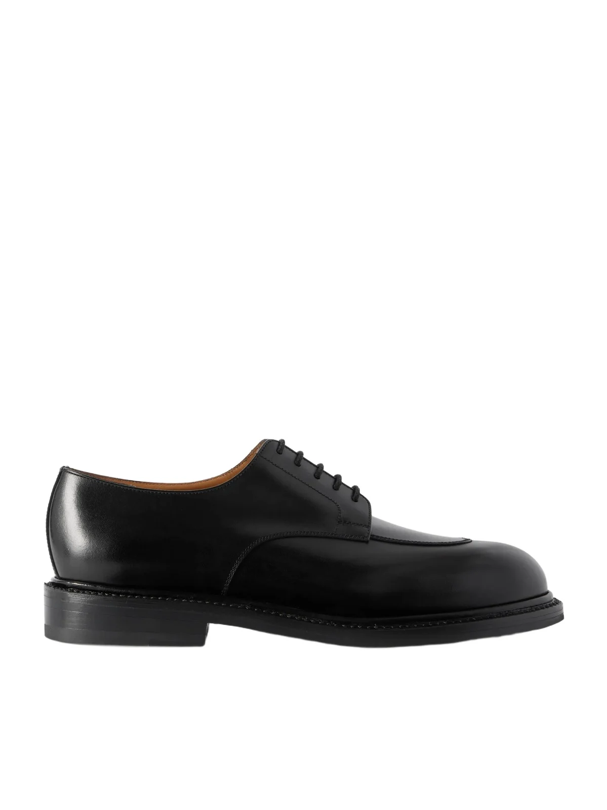 Leather Derby Shoes - Men
