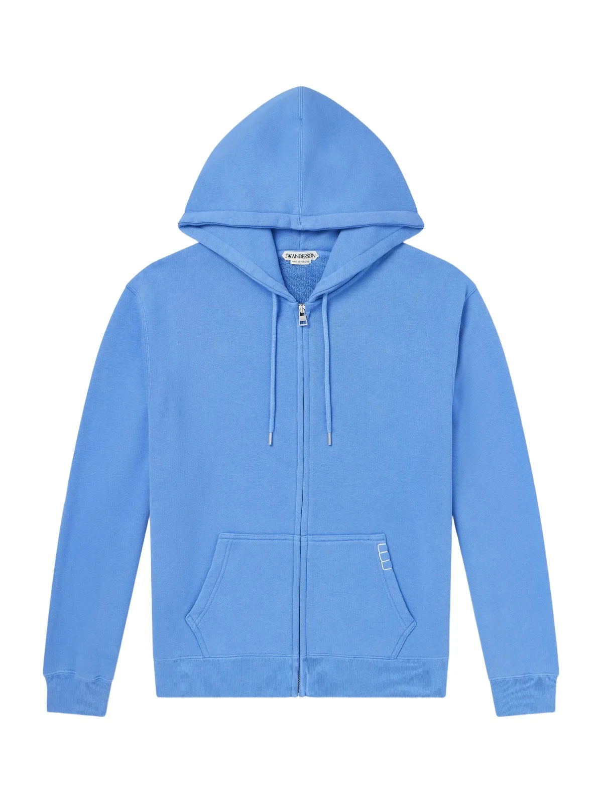 JW Anderson Cotton-Jersey Zip-Up Hoodie - Men
