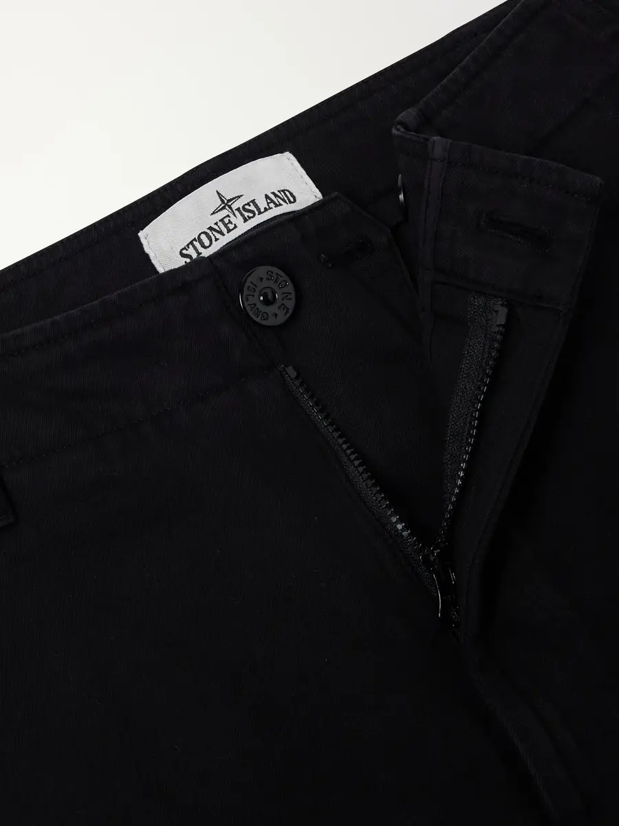 Stone Island Straight-Leg Dence Cotton-TC Trousers - Men | Thumbnail 6