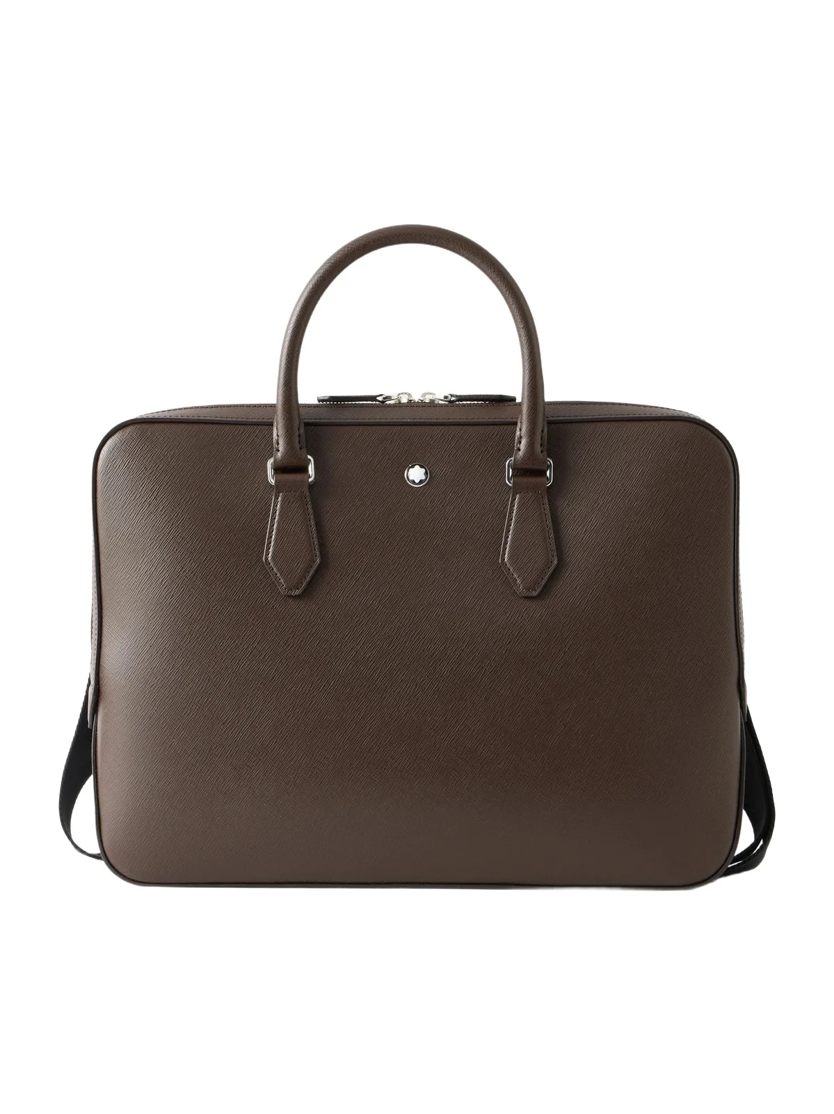 Montblanc Logo-Appliquéd Textured-Leather Briefcase - Men