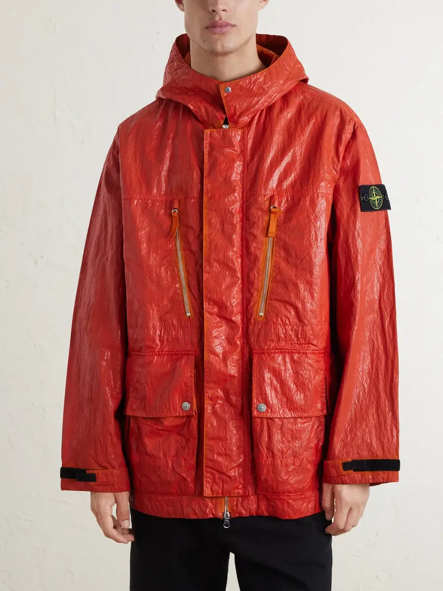 Stone Island Garment-Dyed Recycled Slick Nylon Tela-TC Jacket - Men | Thumbnail 3 Stone Island Garment-Dyed Recycled Slick Nylon Tela-TC Jacket - Men | Thumbnail 3