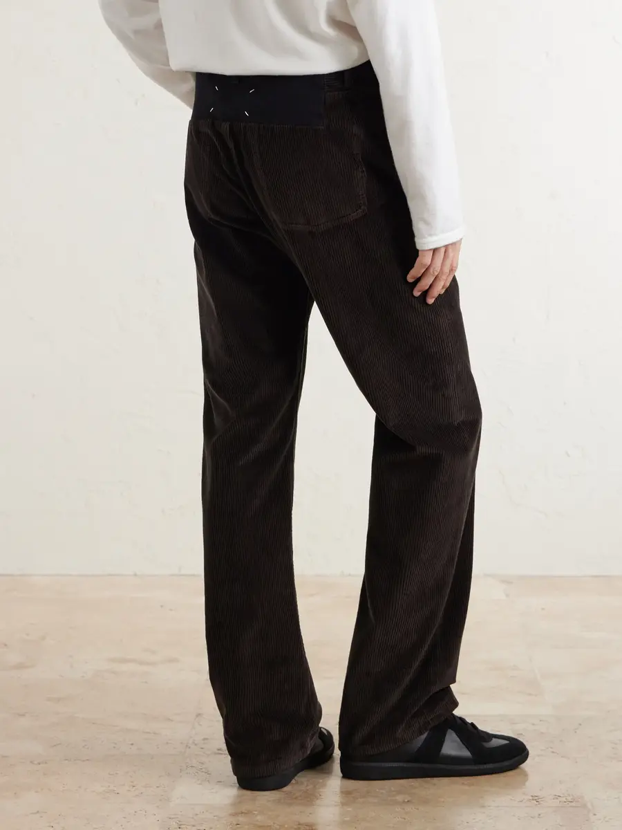 Maison Margiela Straight-Leg Cotton-Corduroy Trousers - Men | Thumbnail 4 Maison Margiela Straight-Leg Cotton-Corduroy Trousers - Men | Thumbnail 4