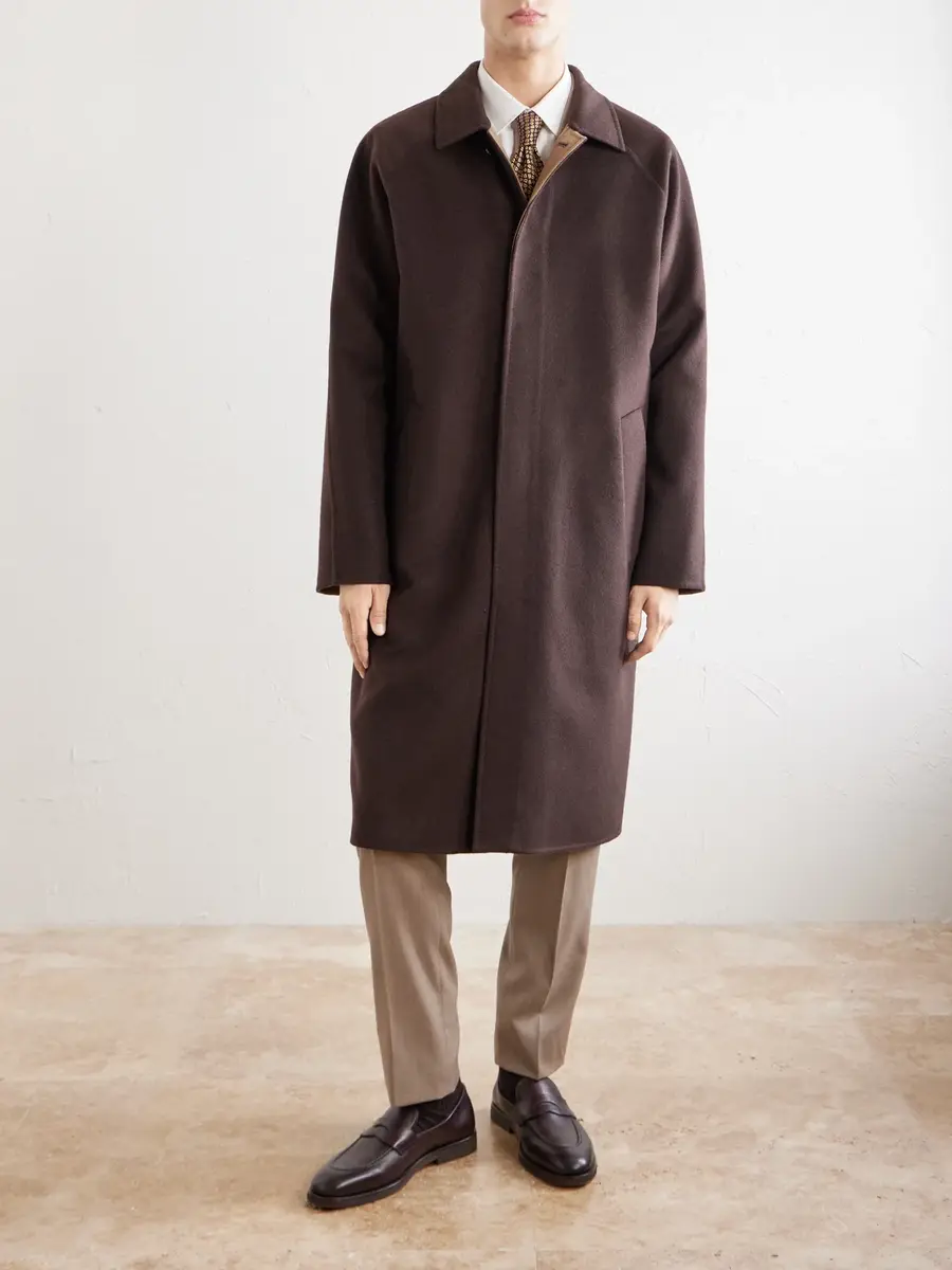 Kiton Wool and Cashmere-Blend Coat - Men | Thumbnail 3 Kiton Wool and Cashmere-Blend Coat - Men | Thumbnail 3