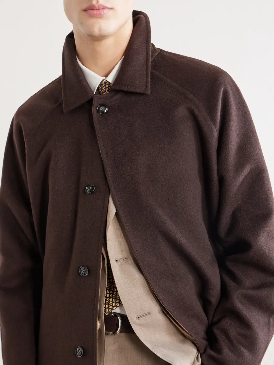 Kiton Wool and Cashmere-Blend Coat - Men | Thumbnail 5 Kiton Wool and Cashmere-Blend Coat - Men | Thumbnail 5
