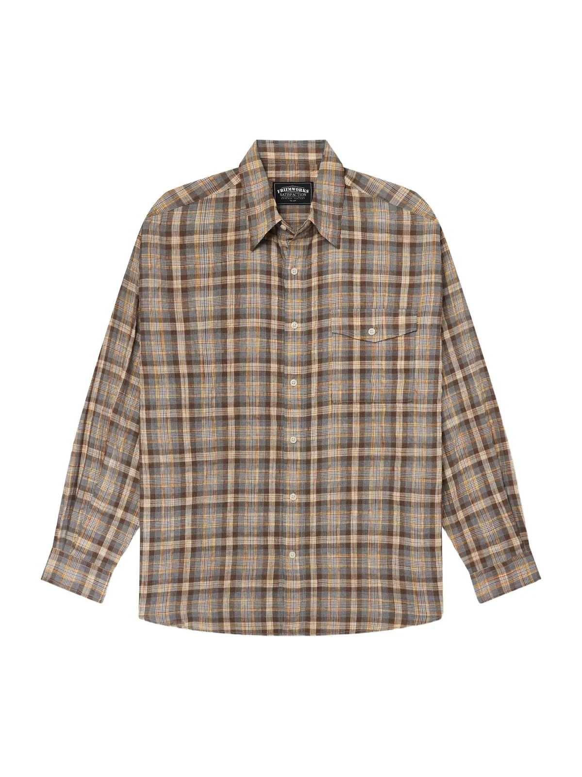 FrizmWORKS Checked Woven Shirt - Men