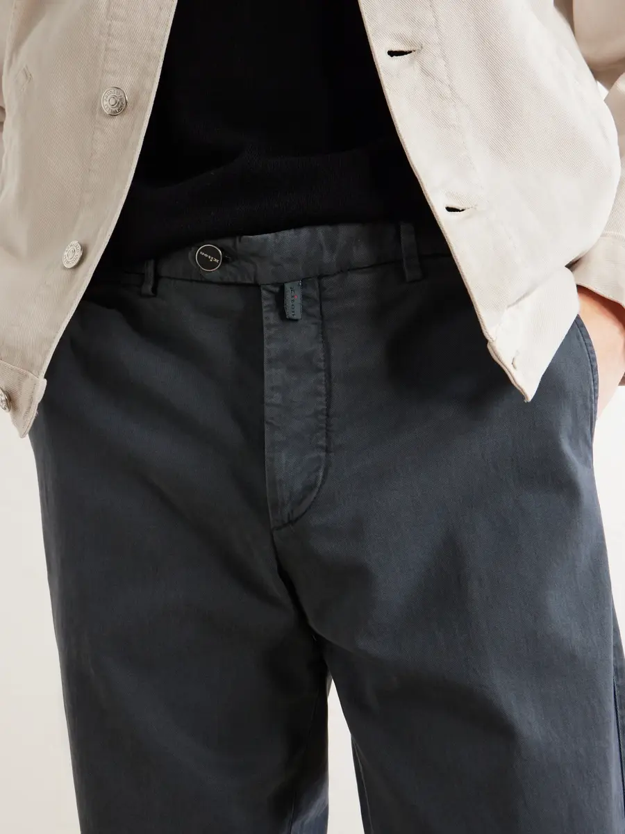 Kiton Straight-Leg Lyocell-Blend Trousers - Men | Thumbnail 5