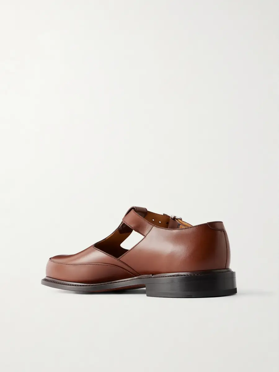 J.M. Weston Salomé Leather Mary Jane Sandals - Men | Thumbnail 4 J.M. Weston Salomé Leather Mary Jane Sandals - Men | Thumbnail 4