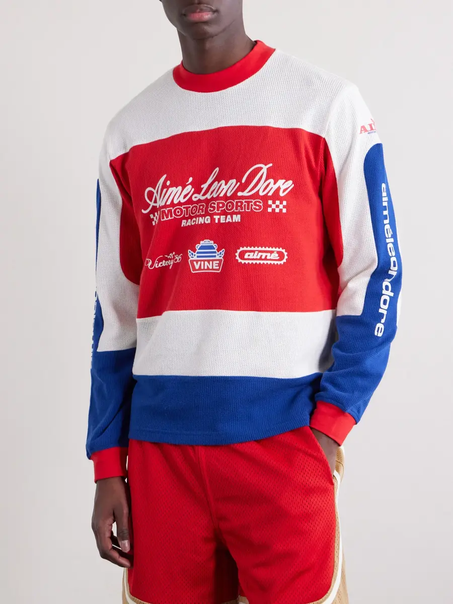 Aimé Leon Dore Motocross Printed Cotton-Jersey T-Shirt - Men | Thumbnail 3 Aimé Leon Dore Motocross Printed Cotton-Jersey T-Shirt - Men | Thumbnail 3