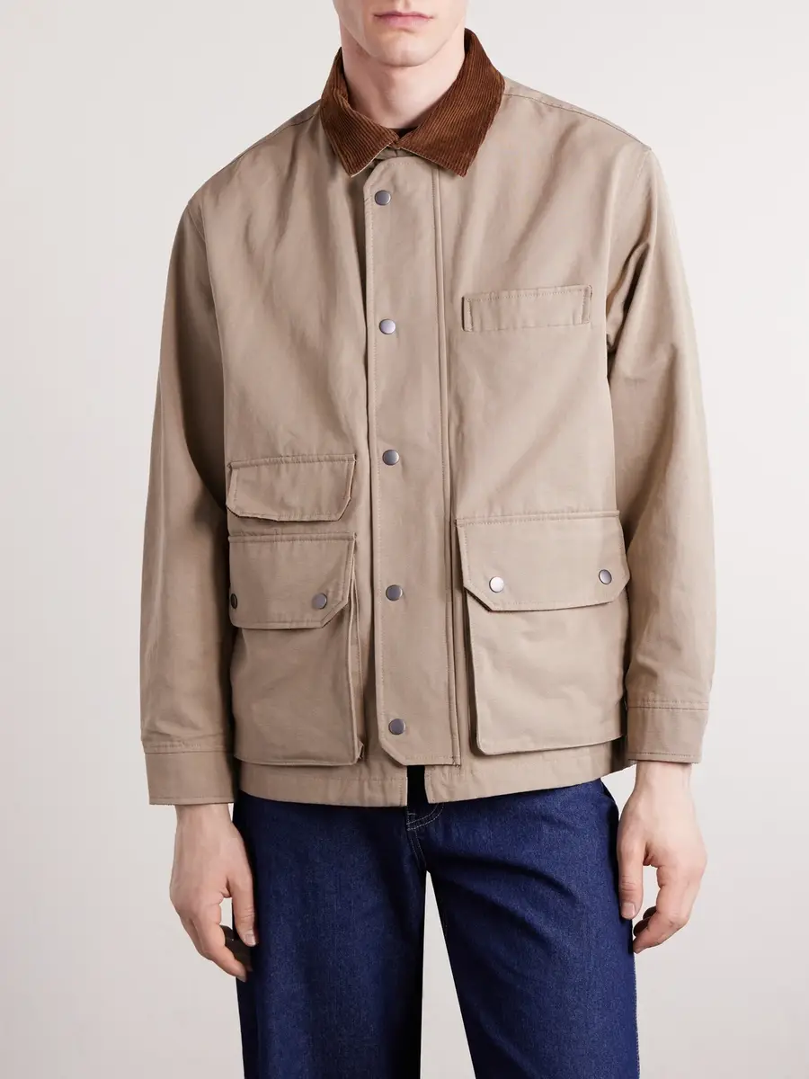FrizmWORKS Royal Hunting Corduroy-Trimmed Cotton-Blend Jacket - Men | Thumbnail 3