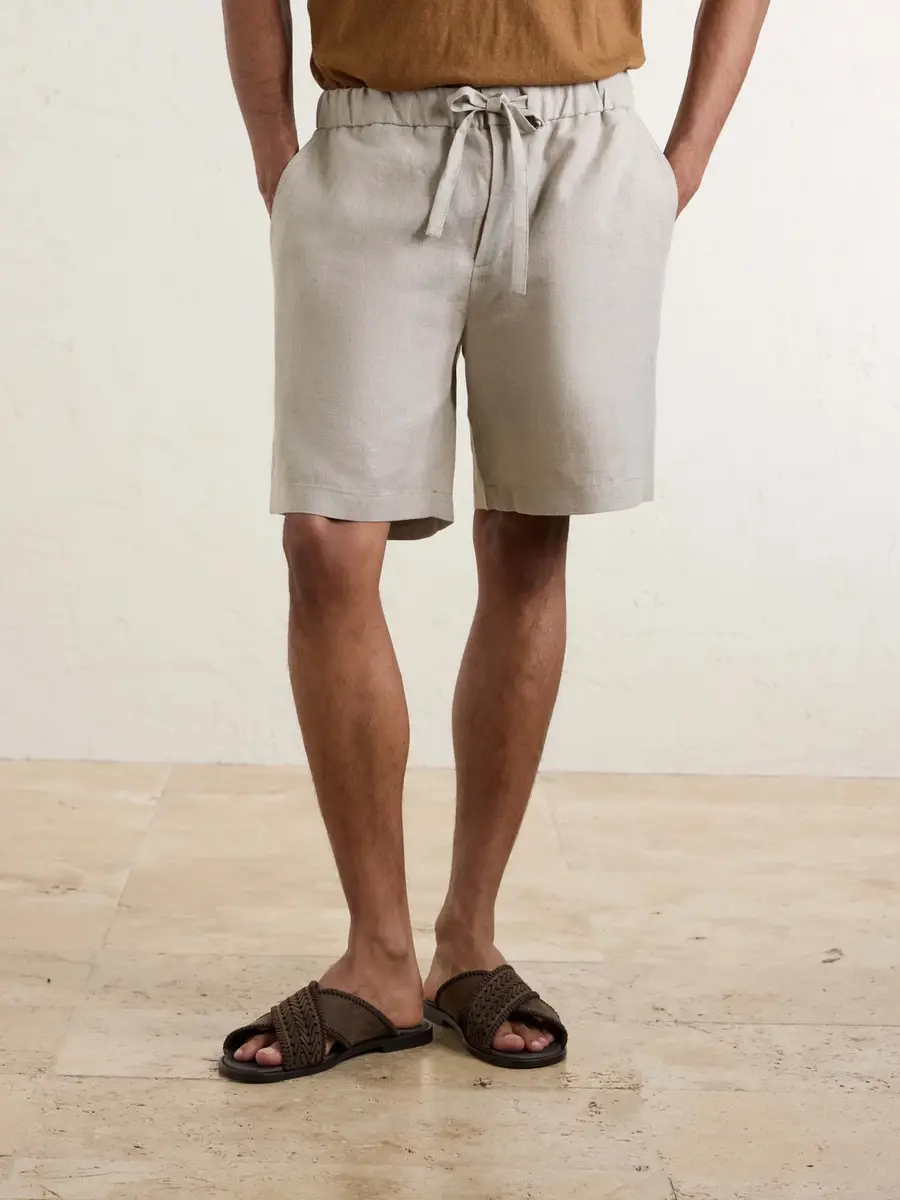 De Bonne Facture Traveler Straight-Leg Linen Shorts - Men | Thumbnail 3