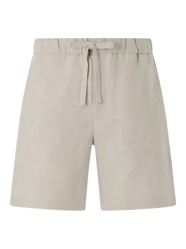 Traveler Straight-Leg Linen Shorts - Men
