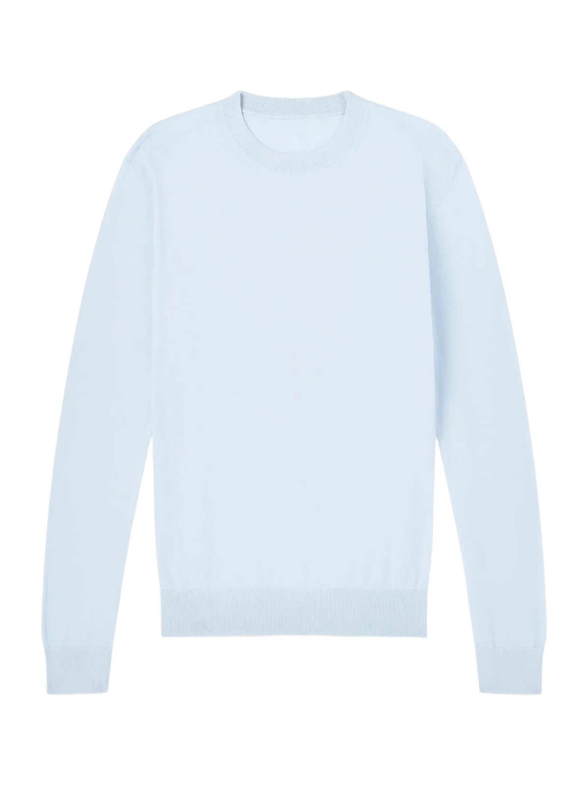 Knitted Sea Island Cotton Sweater - Men Knitted Sea Island Cotton Sweater - Men