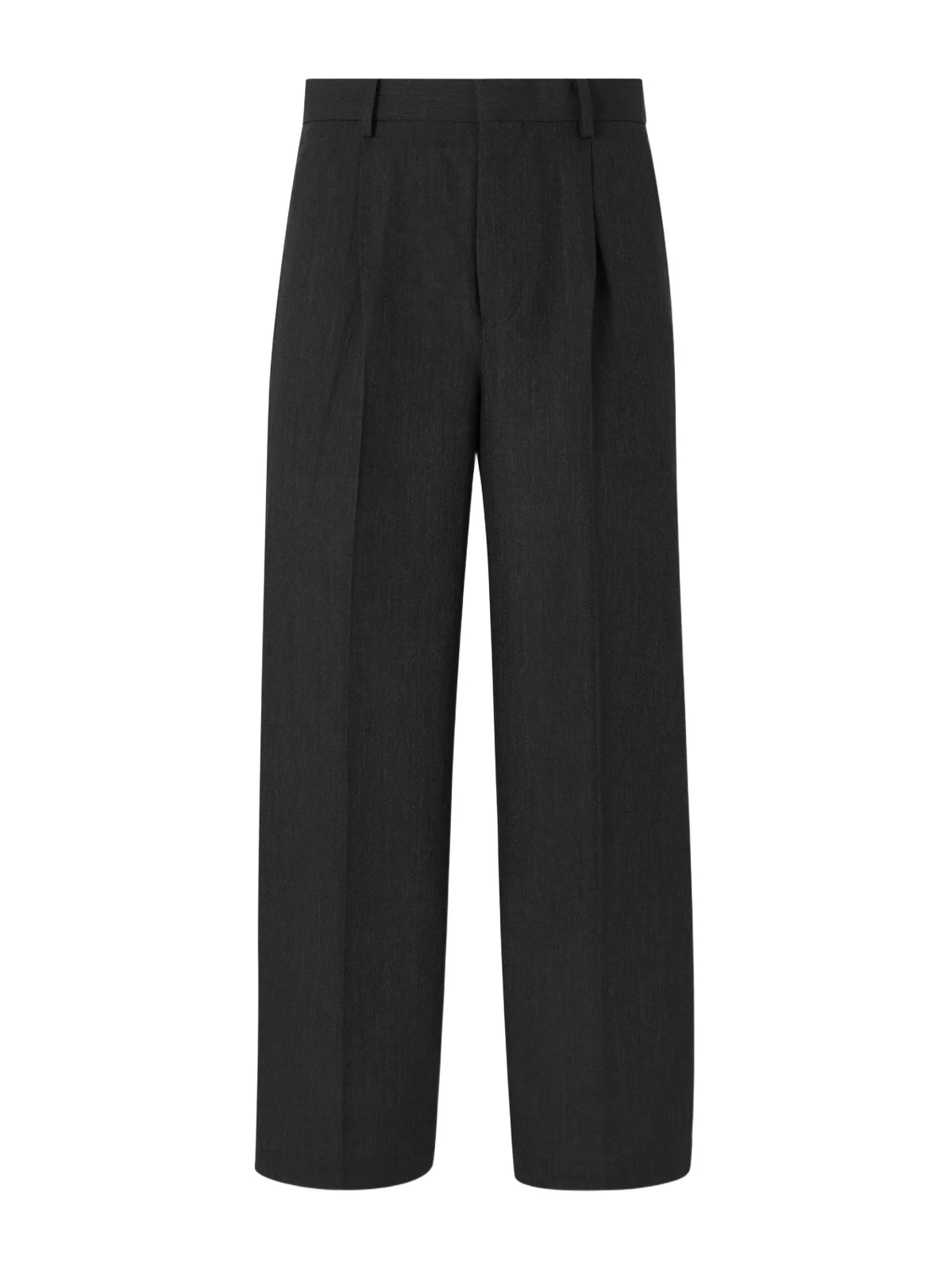 Straight-Leg Pleated Linen and Wool-Blend Suit Trousers - Men Straight-Leg Pleated Linen and Wool-Blend Suit Trousers - Men