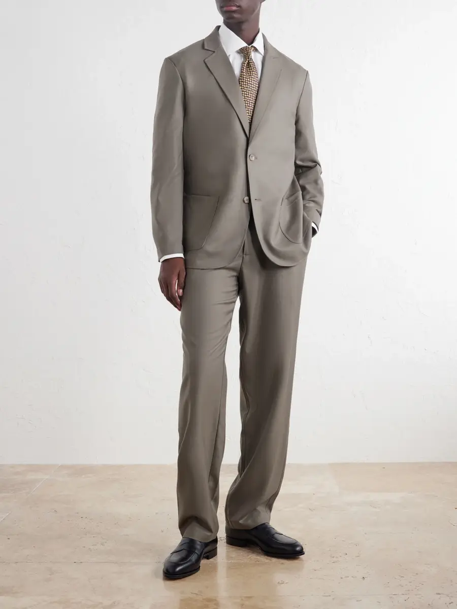 De Bonne Facture Writers Virgin Wool Suit Jacket - Men | Thumbnail 2 De Bonne Facture Writers Virgin Wool Suit Jacket - Men | Thumbnail 2
