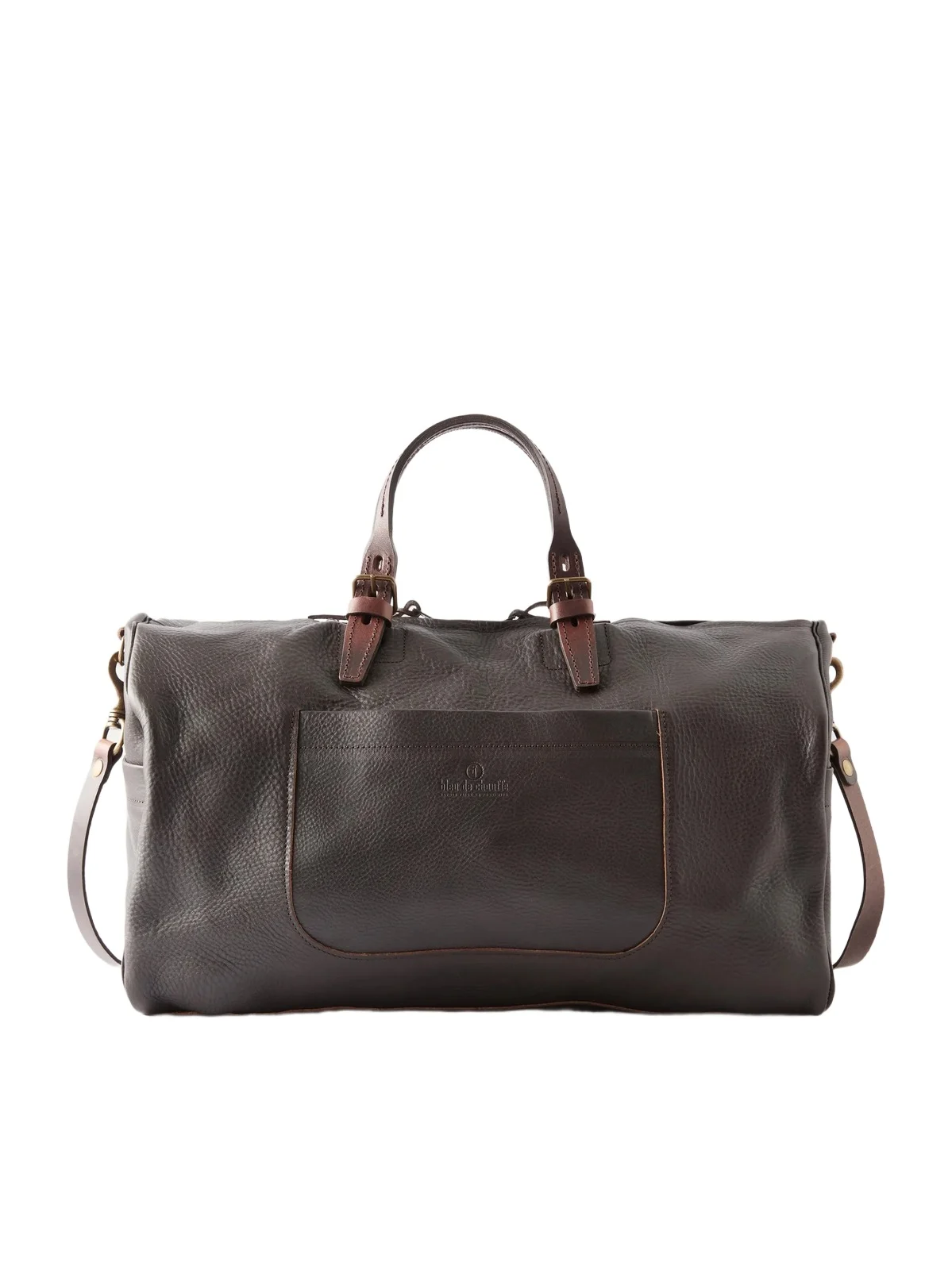 Full-Grain Leather Weekend Bag - Men Full-Grain Leather Weekend Bag - Men