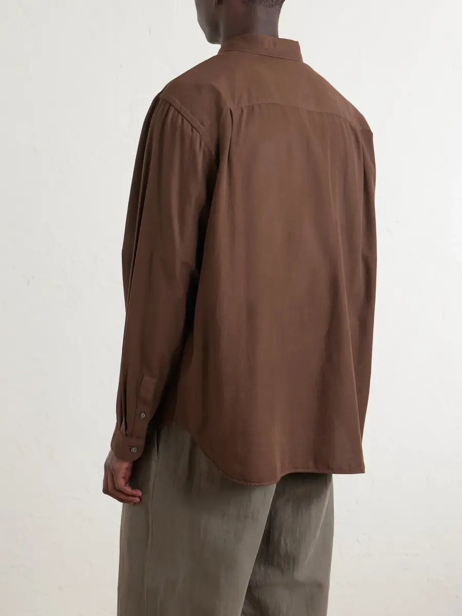 ATON Cotton and Silk-Blend Shirt - Men | Thumbnail 4 ATON Cotton and Silk-Blend Shirt - Men | Thumbnail 4
