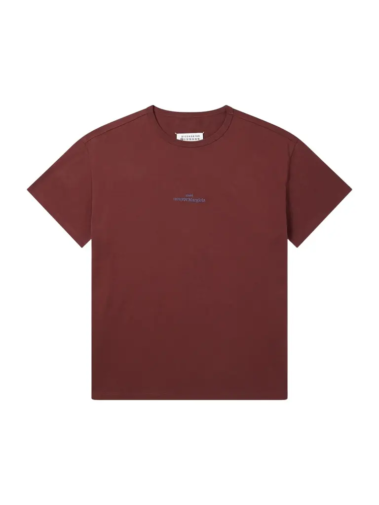 Maison Margiela Logo-Embroidered Cotton-Jersey T-Shirt - Men