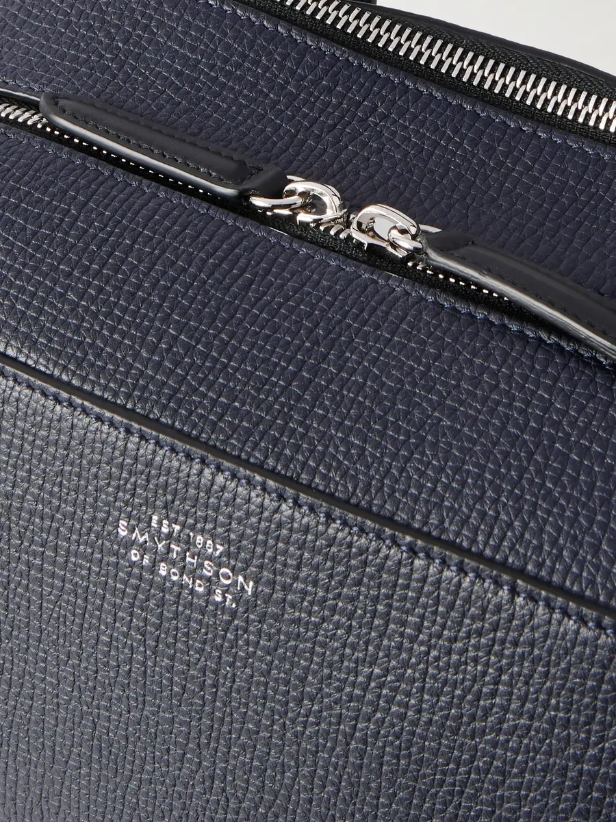 Smythson Ludlow Full-Grain Leather Backpack - Men | Thumbnail 4 Smythson Ludlow Full-Grain Leather Backpack - Men | Thumbnail 4