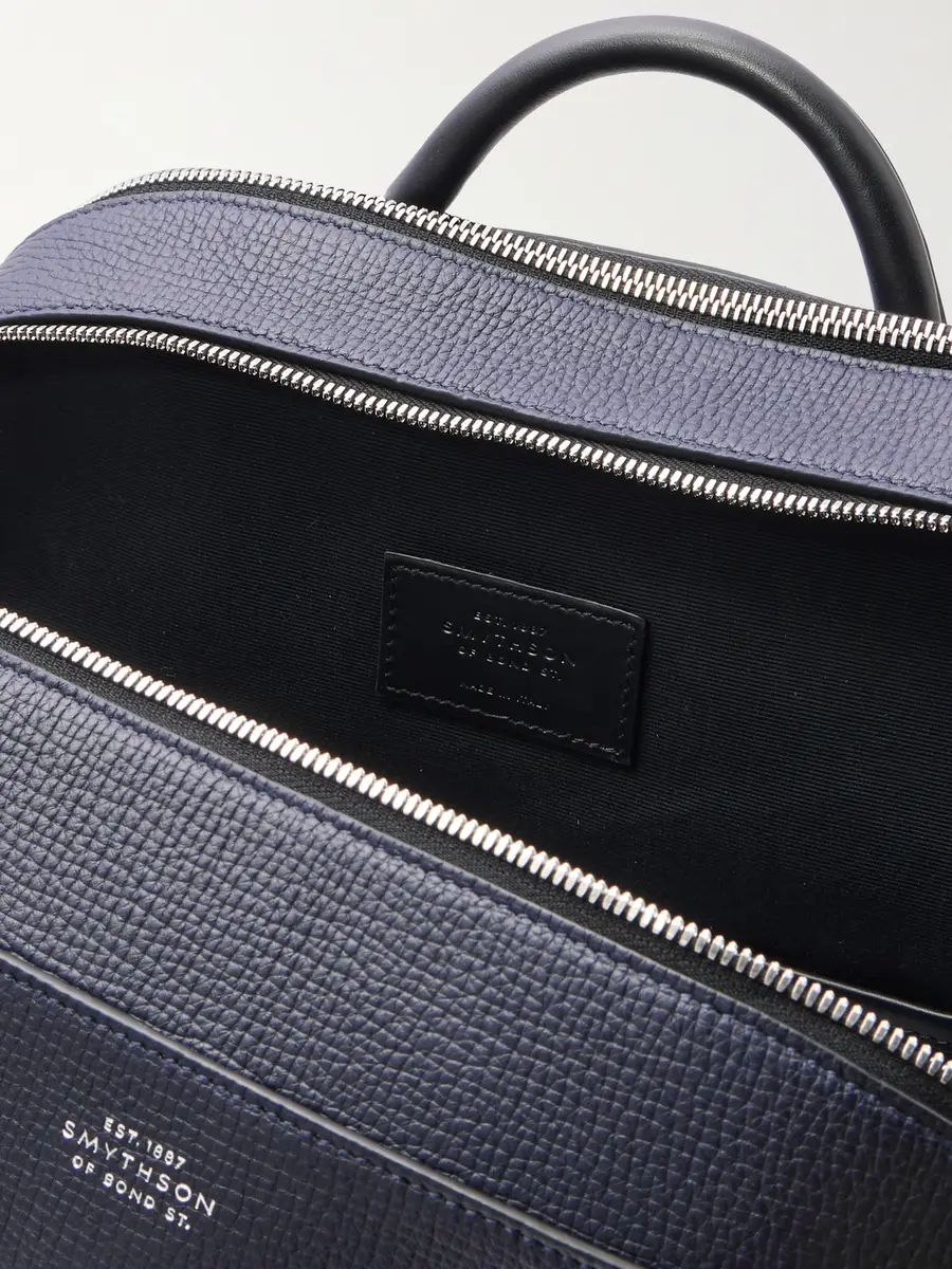 Smythson Ludlow Full-Grain Leather Backpack - Men | Thumbnail 5 Smythson Ludlow Full-Grain Leather Backpack - Men | Thumbnail 5