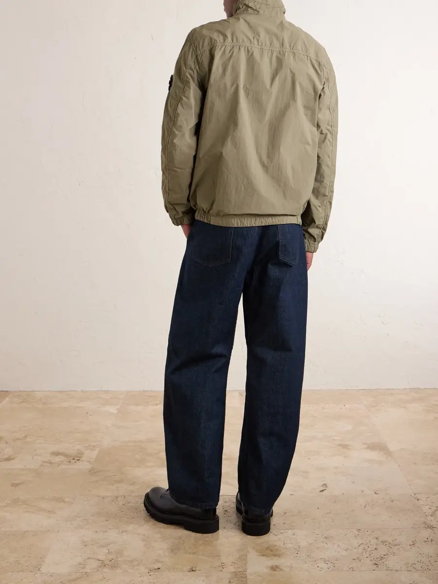 Stone Island Brushed Recycled-Nylon Harrington Jacket - Men | Thumbnail 4