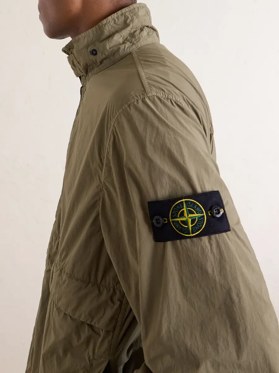 Stone Island Brushed Recycled-Nylon Harrington Jacket - Men | Thumbnail 5