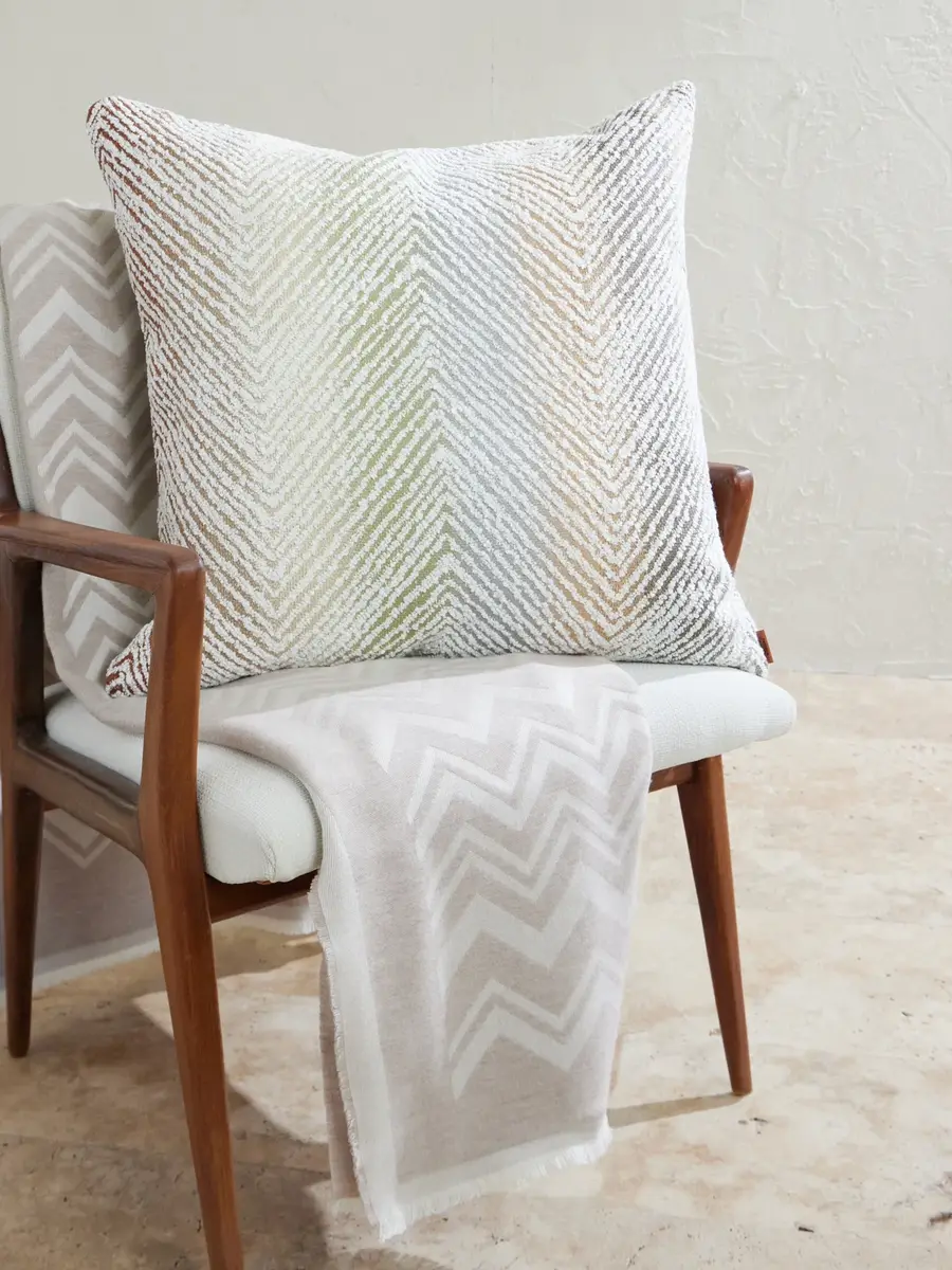Missoni Home Velvet-Jacquard Cushion - Men | Thumbnail 2