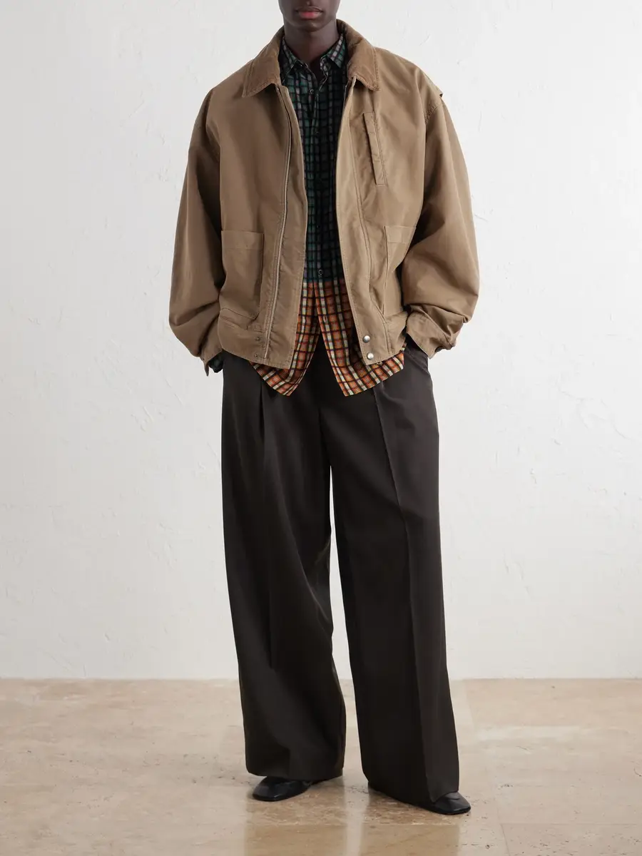 Dries Van Noten Corduroy-Trimmed Cotton-Canvas Jacket - Men | Thumbnail 2 Dries Van Noten Corduroy-Trimmed Cotton-Canvas Jacket - Men | Thumbnail 2