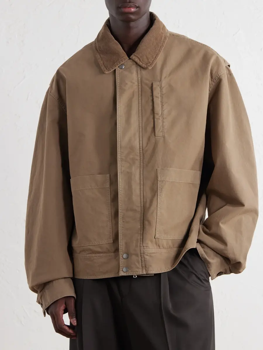Dries Van Noten Corduroy-Trimmed Cotton-Canvas Jacket - Men | Thumbnail 3 Dries Van Noten Corduroy-Trimmed Cotton-Canvas Jacket - Men | Thumbnail 3