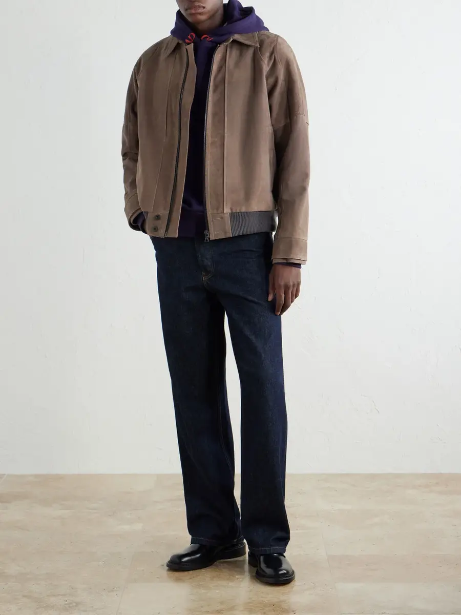 ADON Suede Bomber Jacket - Men | Thumbnail 2 ADON Suede Bomber Jacket - Men | Thumbnail 2