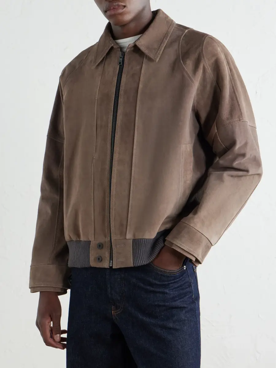 ADON Suede Bomber Jacket - Men | Thumbnail 3 ADON Suede Bomber Jacket - Men | Thumbnail 3