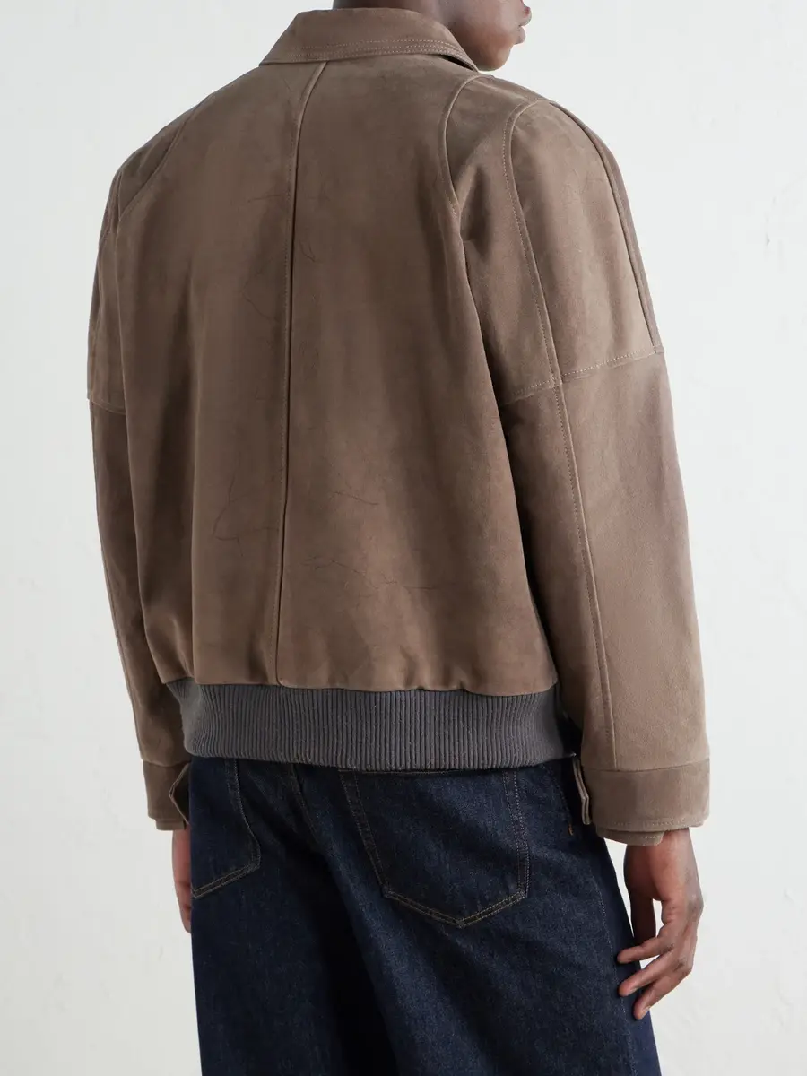ADON Suede Bomber Jacket - Men | Thumbnail 4 ADON Suede Bomber Jacket - Men | Thumbnail 4