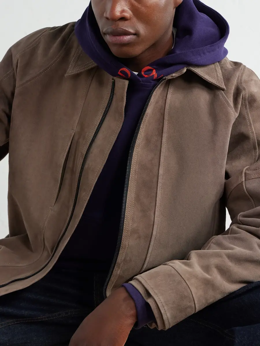ADON Suede Bomber Jacket - Men | Thumbnail 5 ADON Suede Bomber Jacket - Men | Thumbnail 5