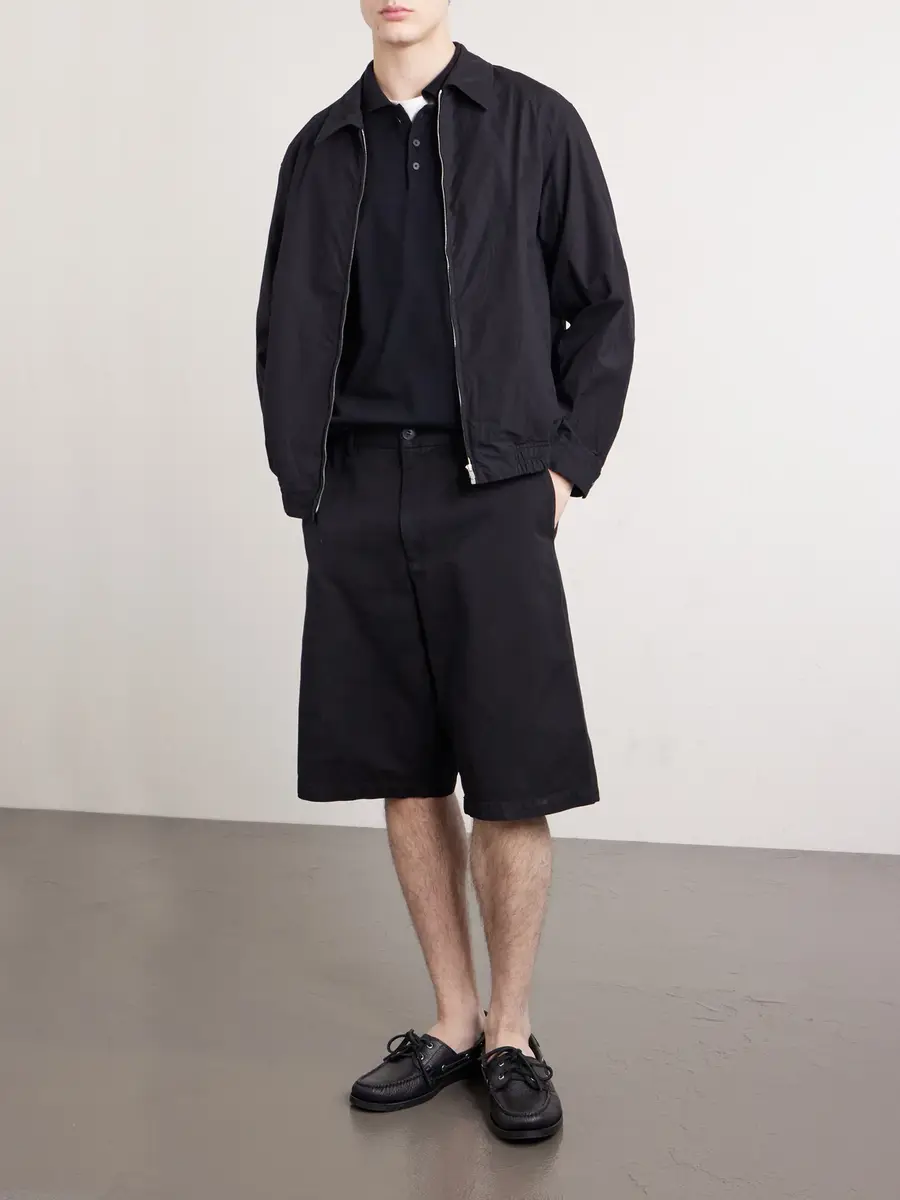 ATON Cotton-Blend Gabardine Harrington Jacket - Men | Thumbnail 2 ATON Cotton-Blend Gabardine Harrington Jacket - Men | Thumbnail 2