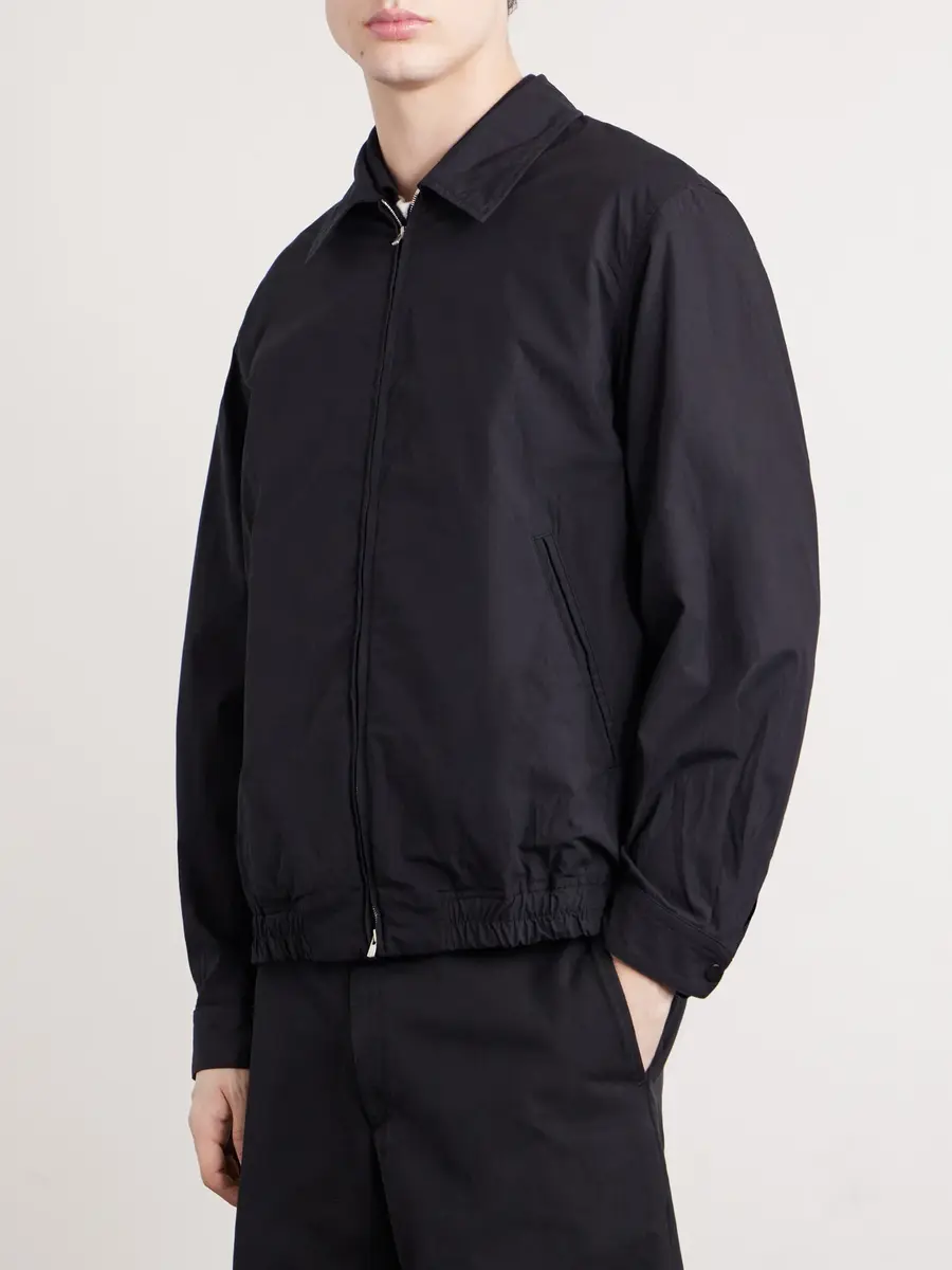 ATON Cotton-Blend Gabardine Harrington Jacket - Men | Thumbnail 3 ATON Cotton-Blend Gabardine Harrington Jacket - Men | Thumbnail 3