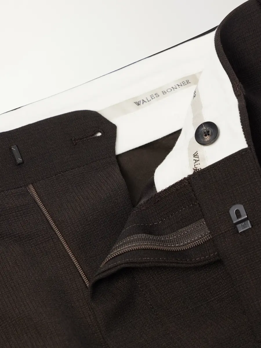 Wales Bonner Alto Straight-Leg Virgin-Wool Trousers - Men | Thumbnail 6